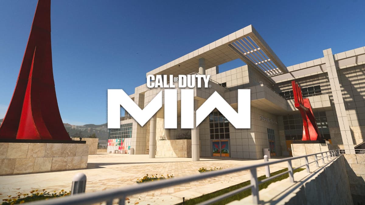 Modern Warfare 2 logo on Valderas Museum