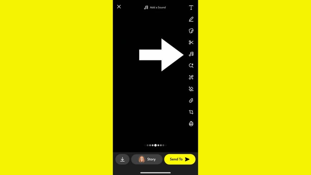 How to add music to snapchat