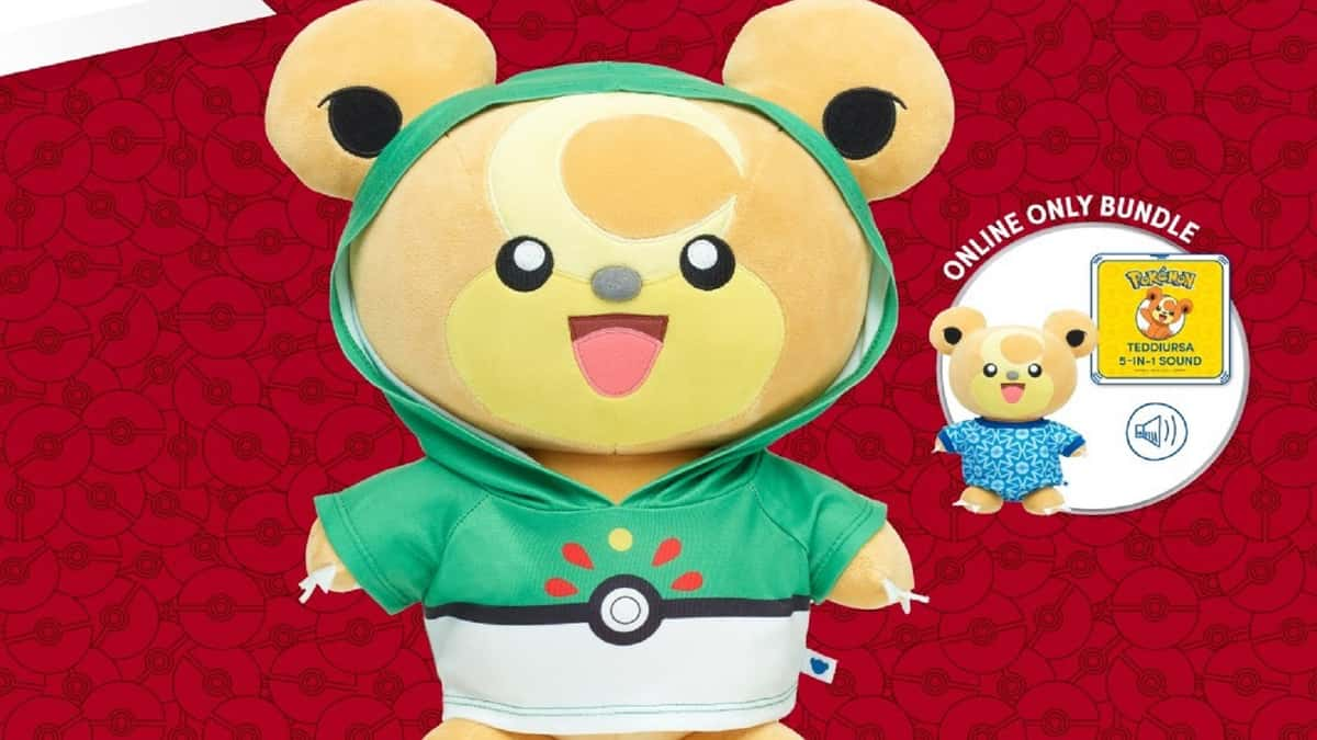 Build a Bear Pokemon Collection Teddiursa Jumbo Snorlax