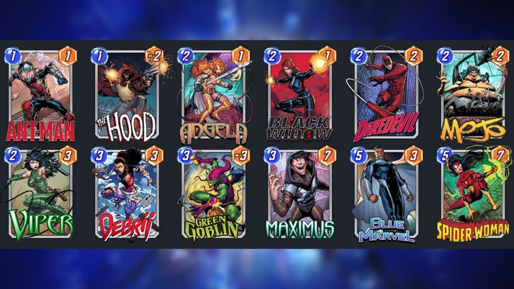 marvel snap deck