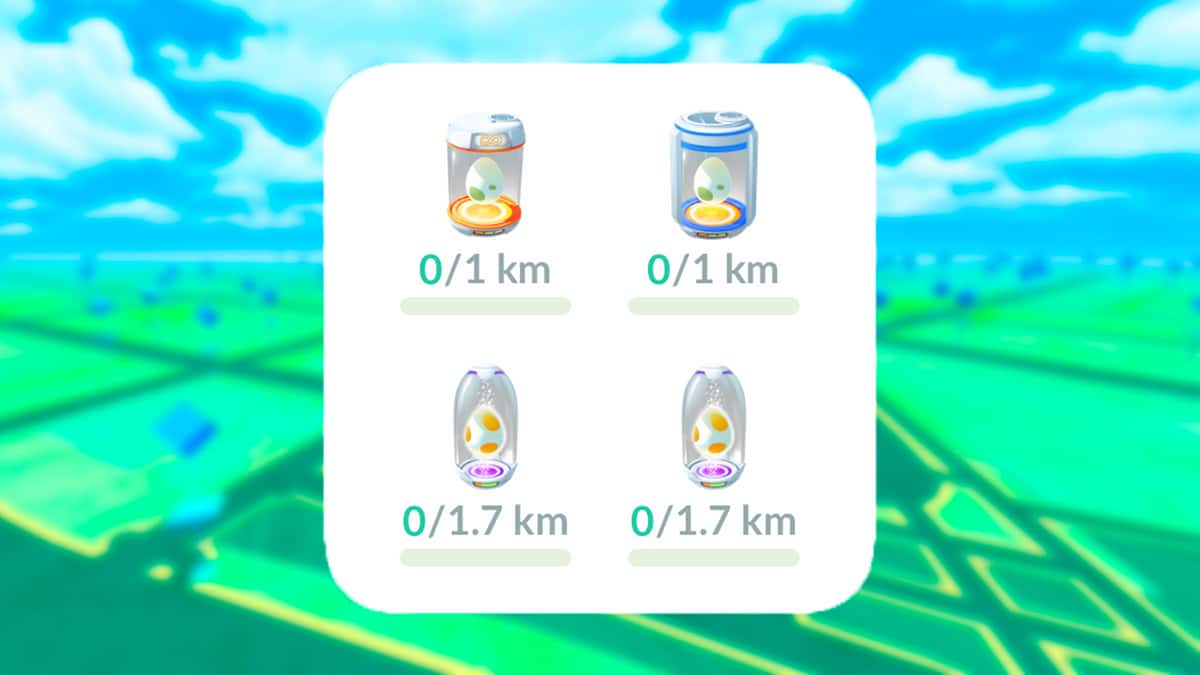 A Pokemon Go Egg hatching widget