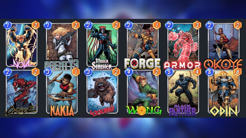 marvel snap black panther deck