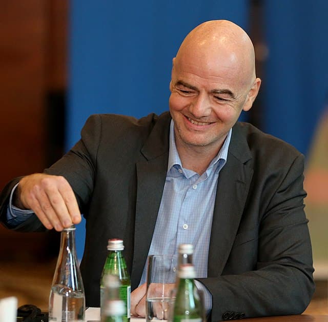 gianni infantino Doha Stadium Plus Qatar