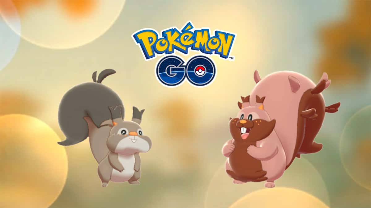 Skwovet and its evolution Greedent in Pokemon Go