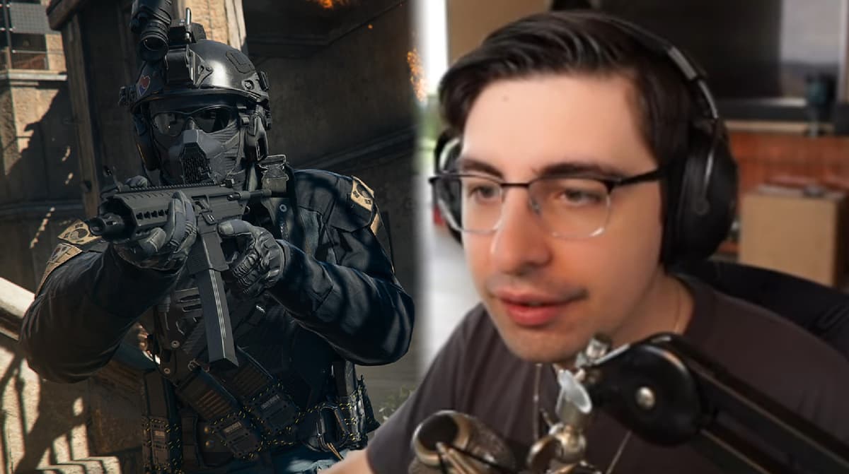 Shroud next to CoD Warzone 2 gameplay