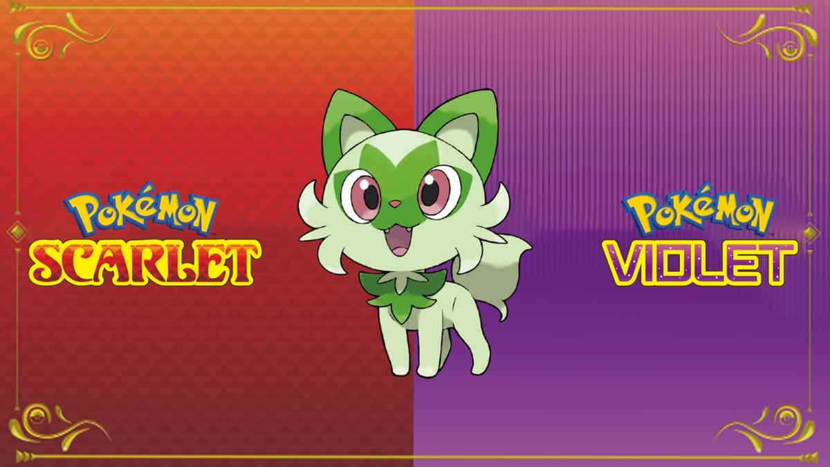 Sprigatito Pokemon Scarlet & Violet