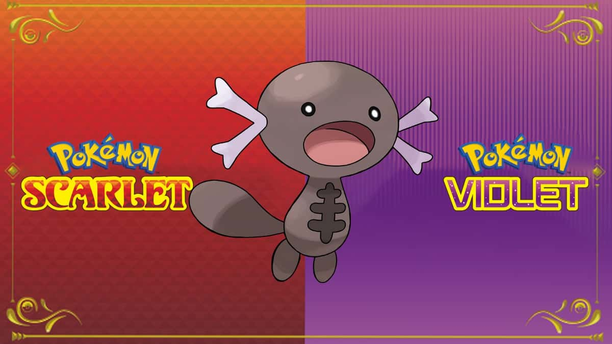 pokemon scarlet violet paldean wooper