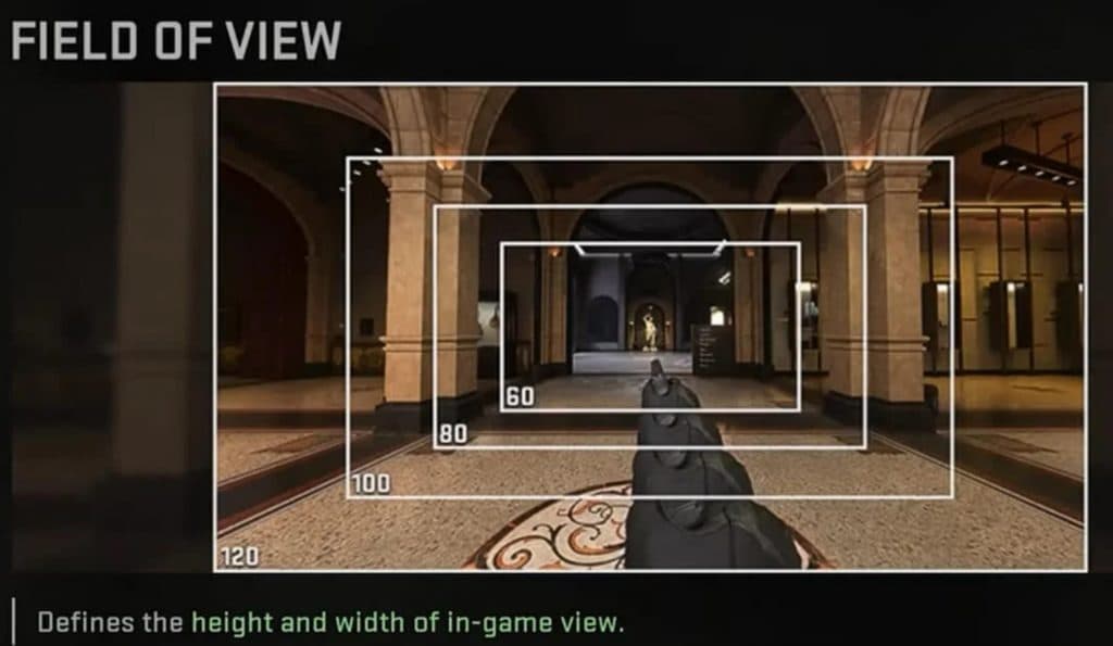 Warzone 2 FOV setting