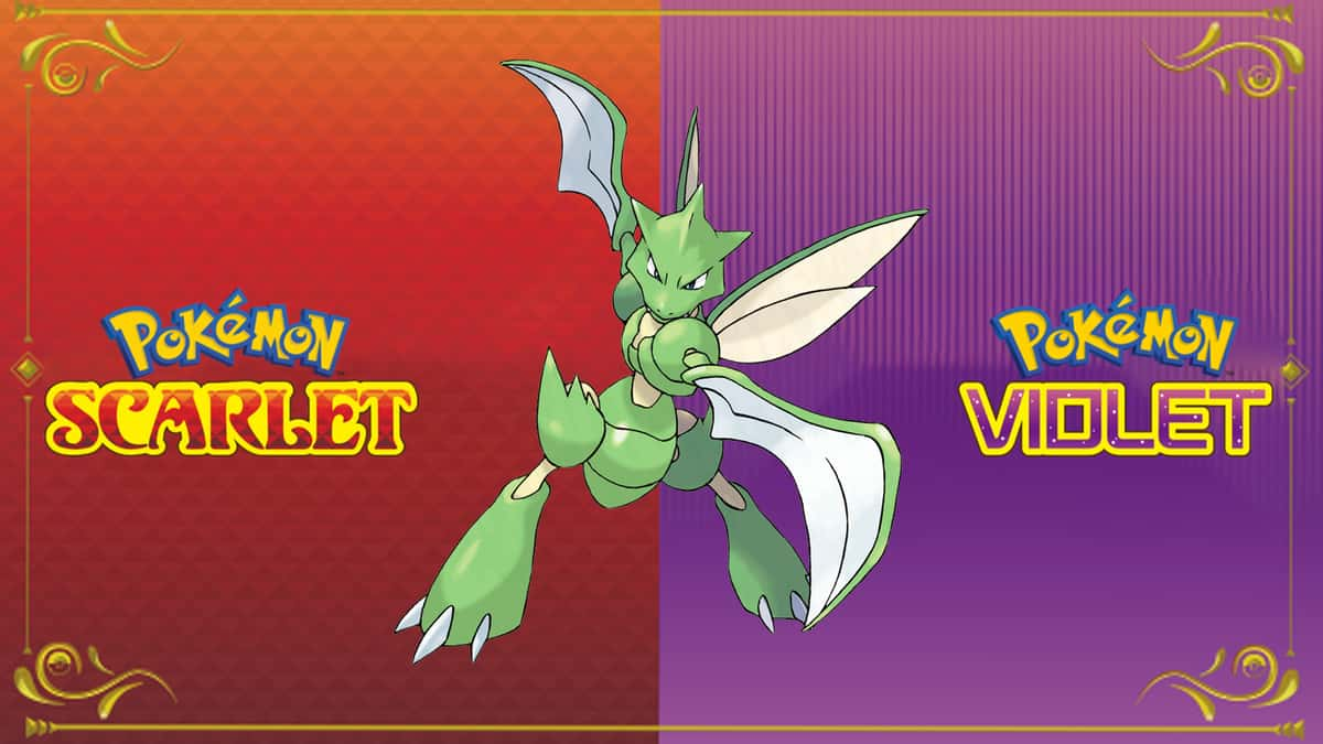 Scyther in Pokemon Scarlet and Violet