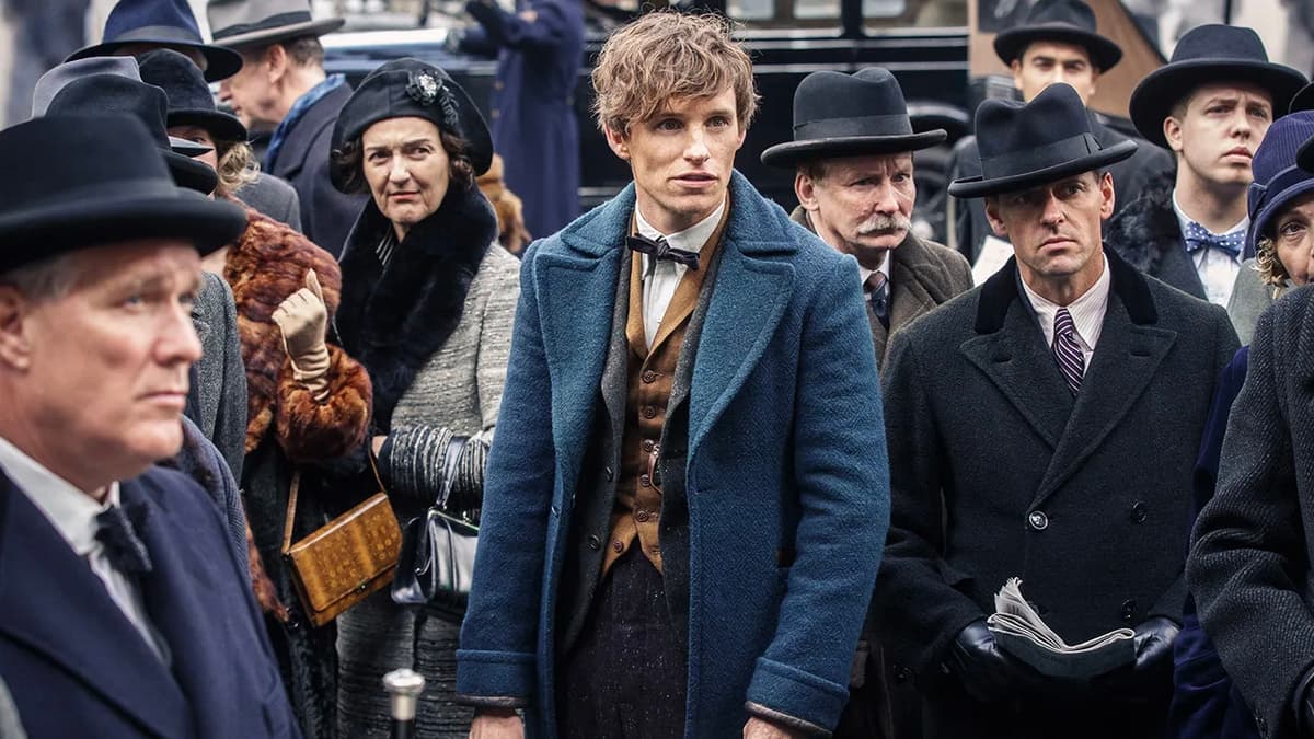 Eddie Redmayne in Fantastic Beasts and Where to Find Them.