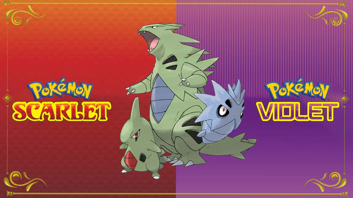 Larvitar, Pupitar, and Tyranitar in Pokemon Sword and Shield