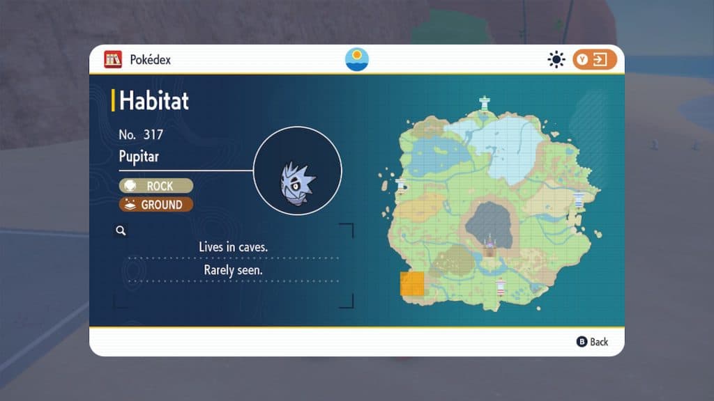 Pupitar locations in Pokemon Scarlet & Violet