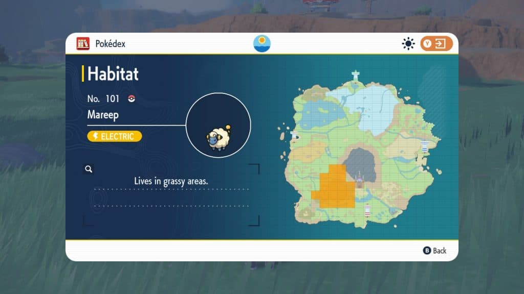 mareep locations pokemon scarlet violet