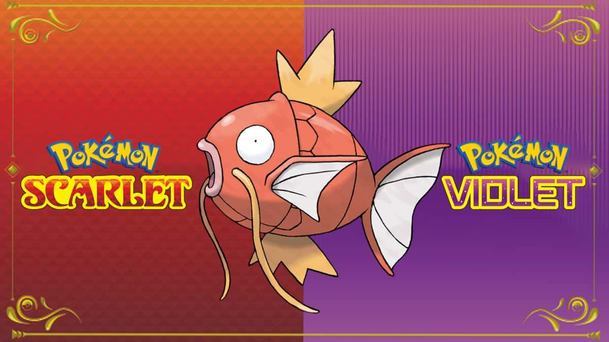 pokemon scarlet & Violet magikarp header