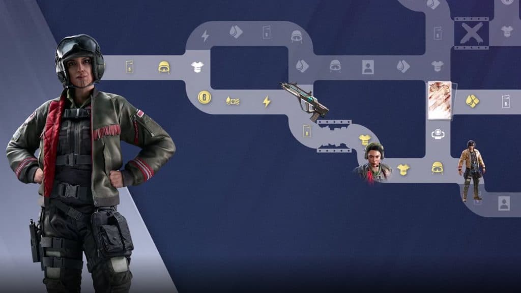 Thunderbird battle pass progression in Rainbow Six Siege