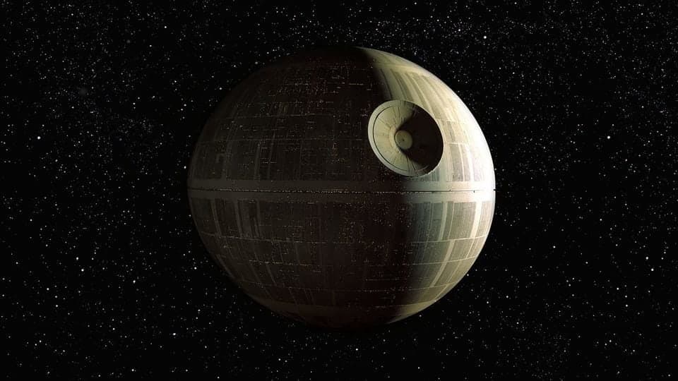 The Death Star in Star Wars 