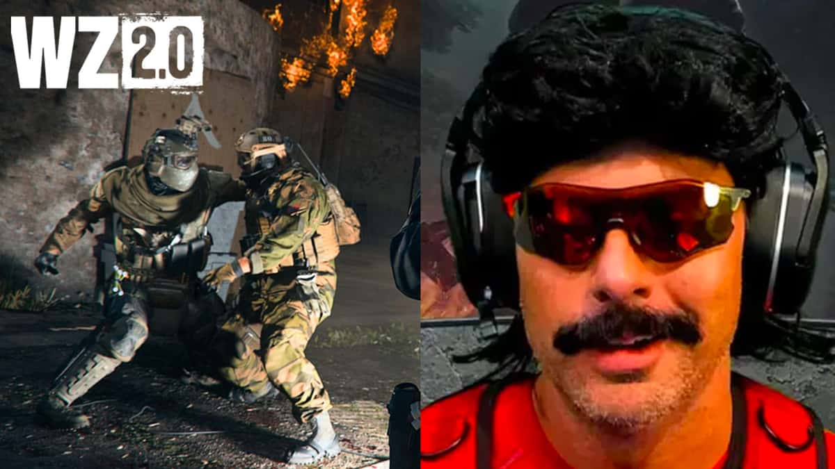 Warzone 2.0 Gulag next to Dr Disrespect