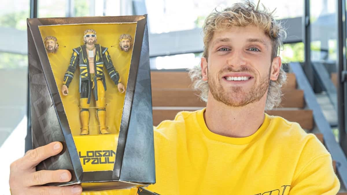 Logan Paul WWE action figure head