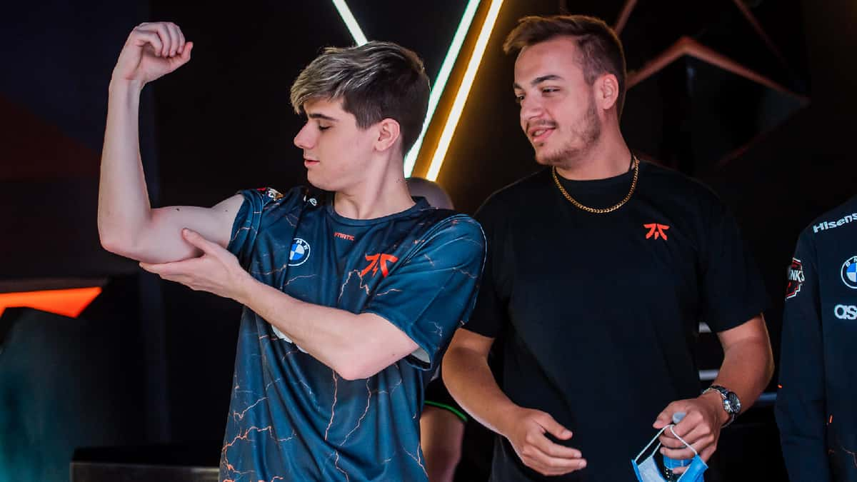 Fnatic players in the LEC