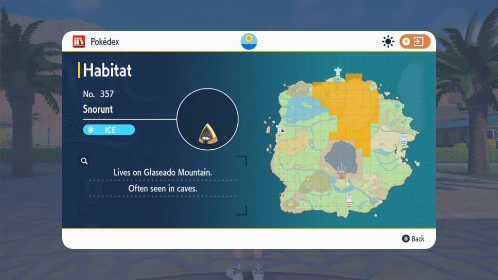 snorunt locations pokemon scarlet violet