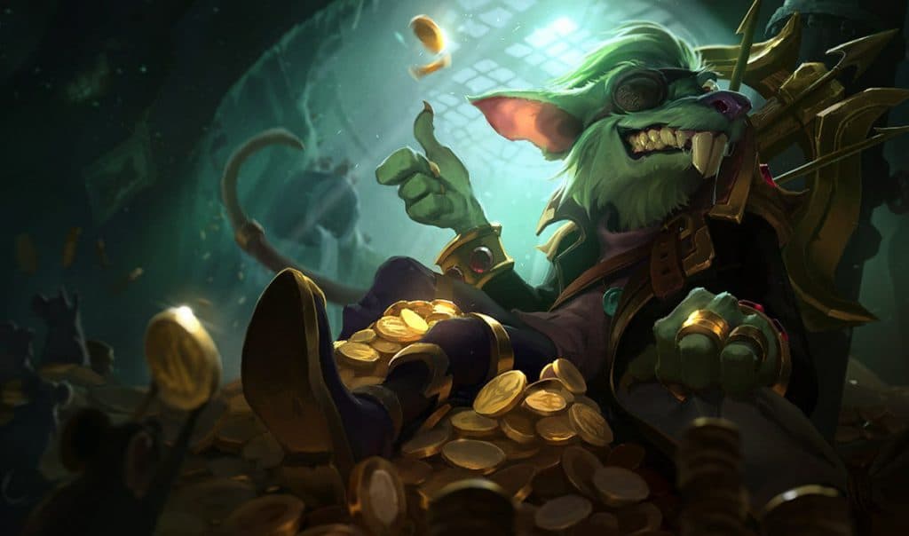 Kingpin Twitch skin splash art in League of Legends