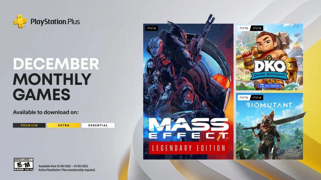 PS Plus December 2022