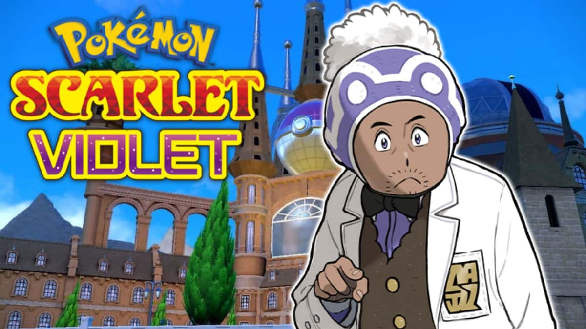 pokemon scarlet violet professor laventon header