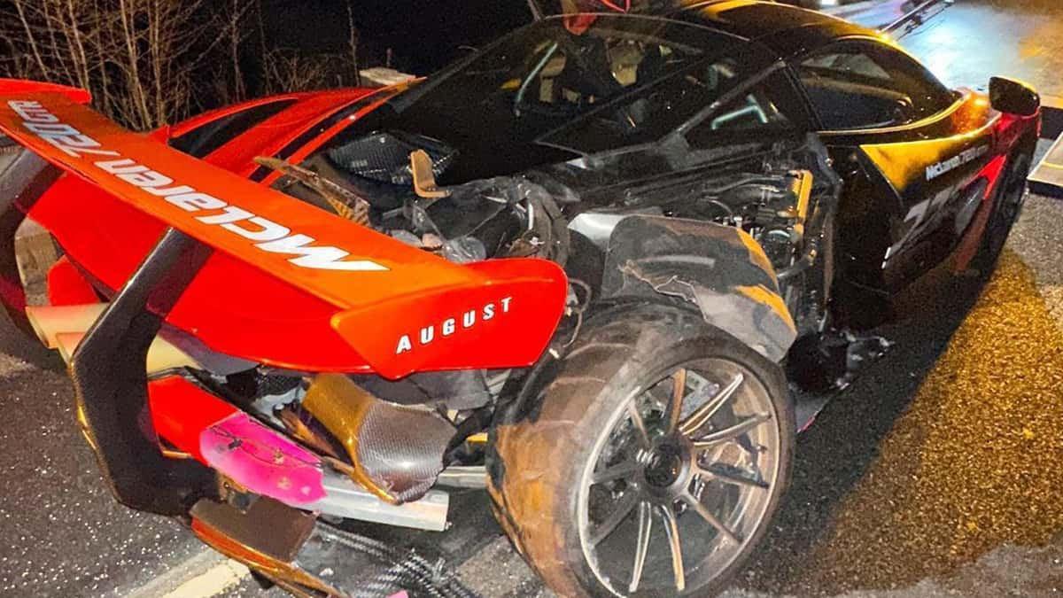 DailyDrivenExotics capture shock car crash mclaren 720 gtr