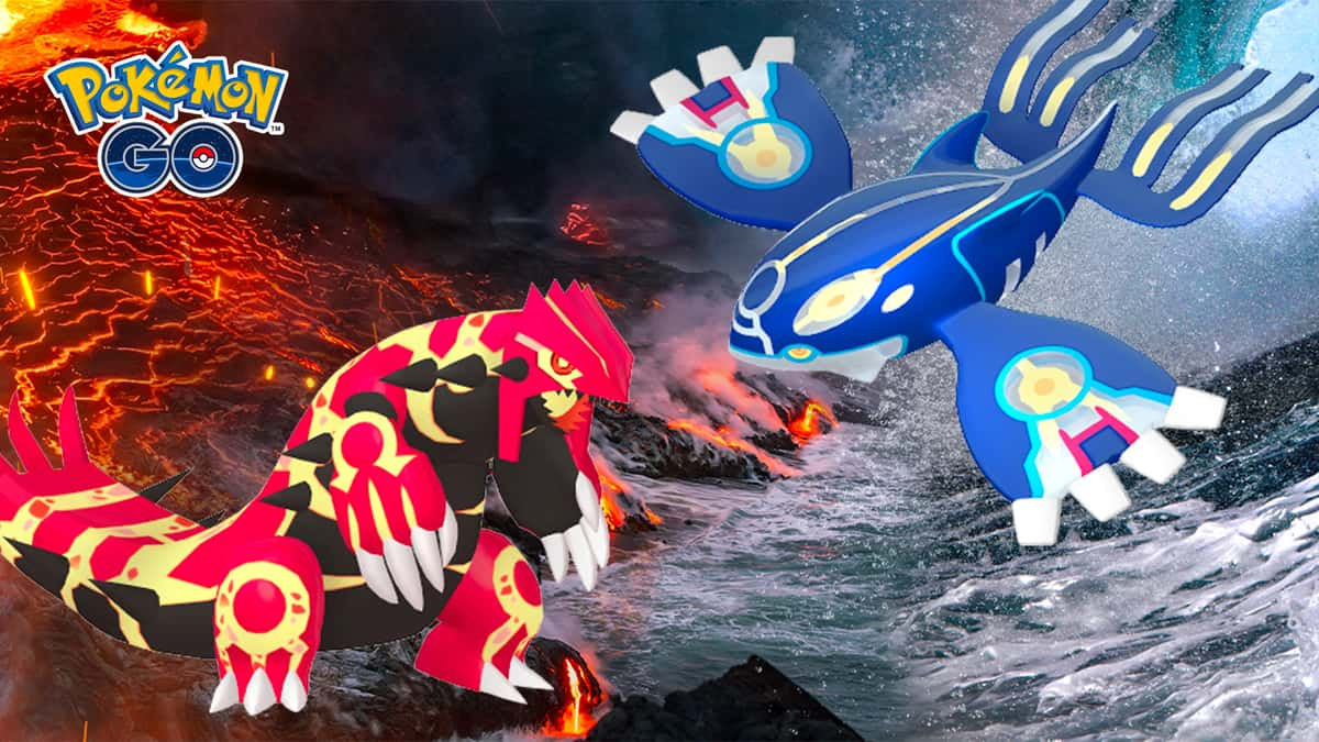 Primal Groudon and Primal Kyogre in Pokemon Go