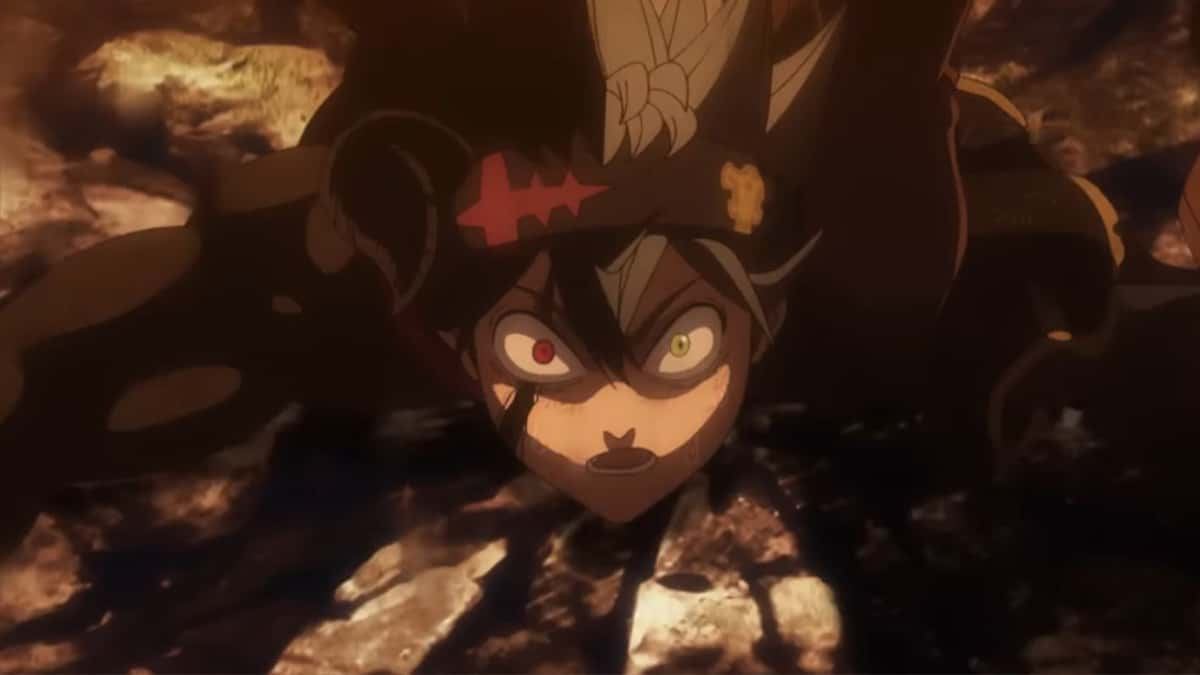 Black Clover asta falling over