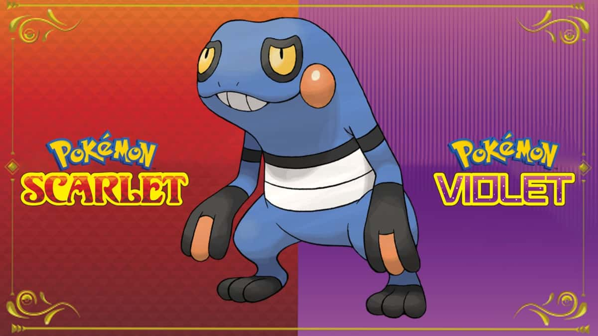 pokemon scarlet violet croagunk header