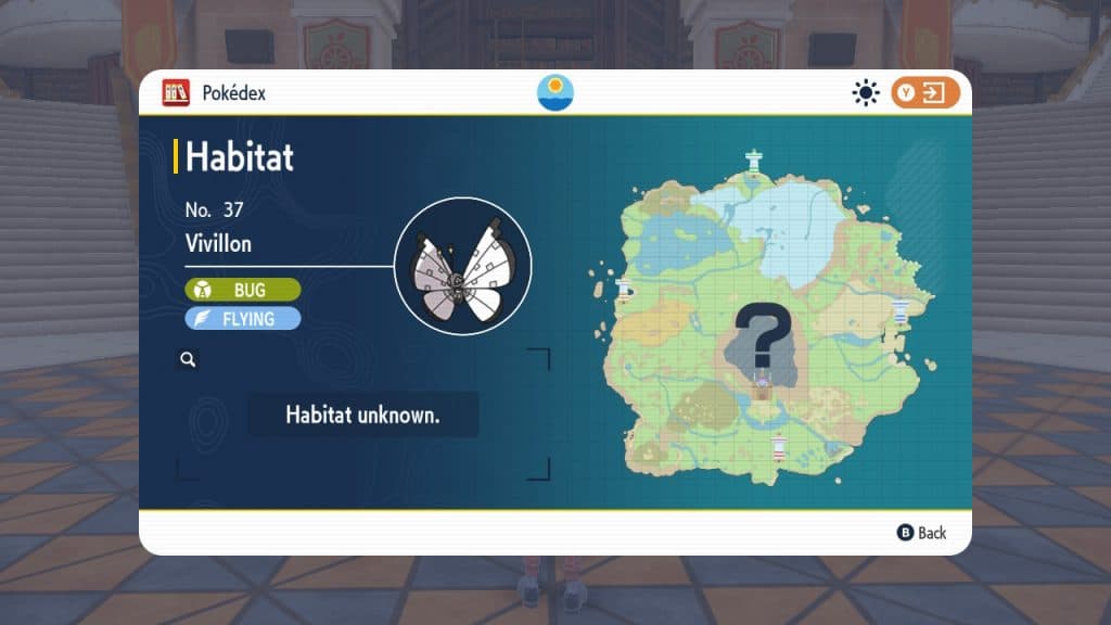 pokemon scarlet violet vivillon location