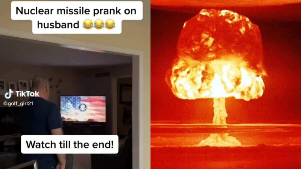 husband pranked by nuclear war in viral tiktok