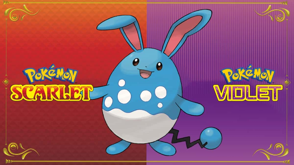 azumarill pokemon scarlet violet header