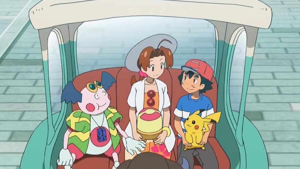 Pokemon anime Delia Ketchum Ash Mr. Mime