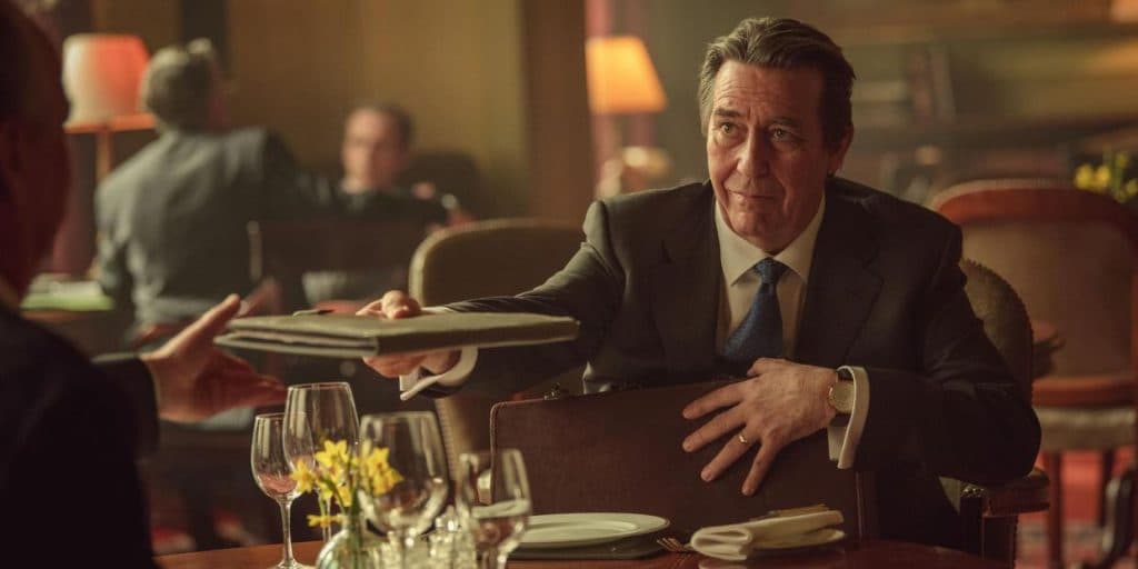 Ciarán Hinds in Treason on Netflix