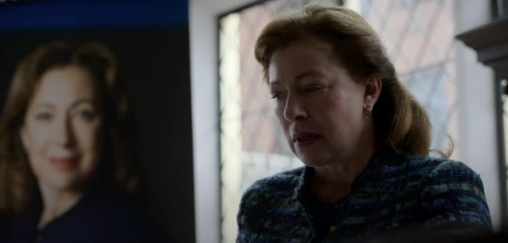 Alex Kingston in Treason on Netflix