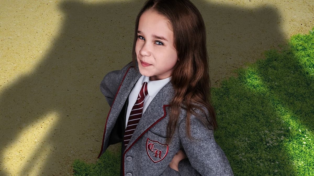 Alisha Weir on the Matilda the Musical poster