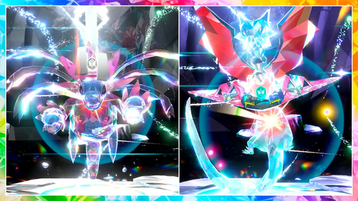 Hydreigon and Dragapult in Pokemon Scarlet & Violet Tera Raids