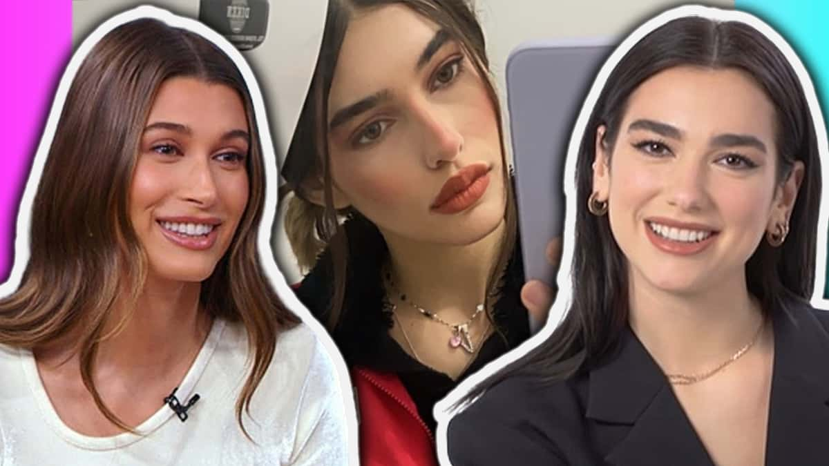 TikToker goes viral for looking like Dua Lipa and Hailey Bieber