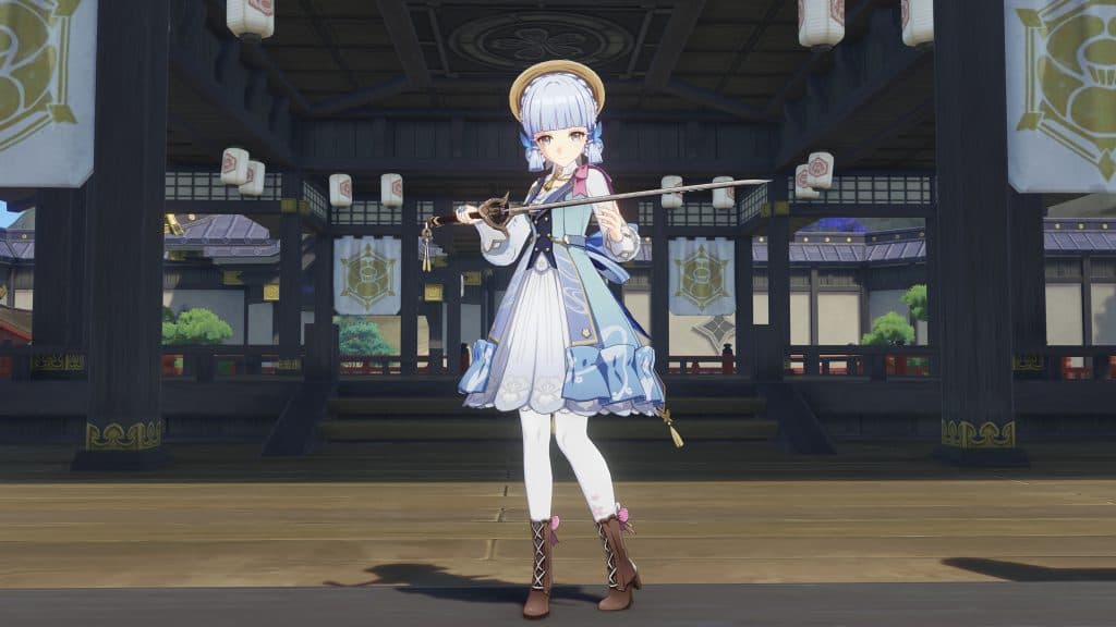 Ayaka skin in-game