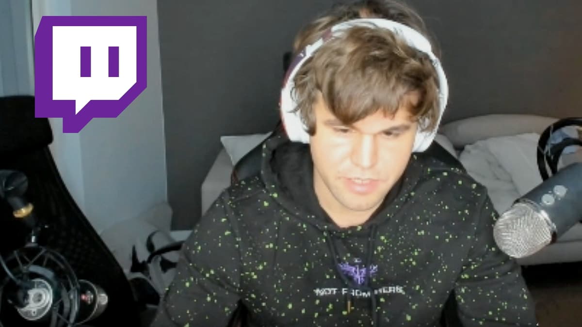 Magnus Carlsen in Twitch stream