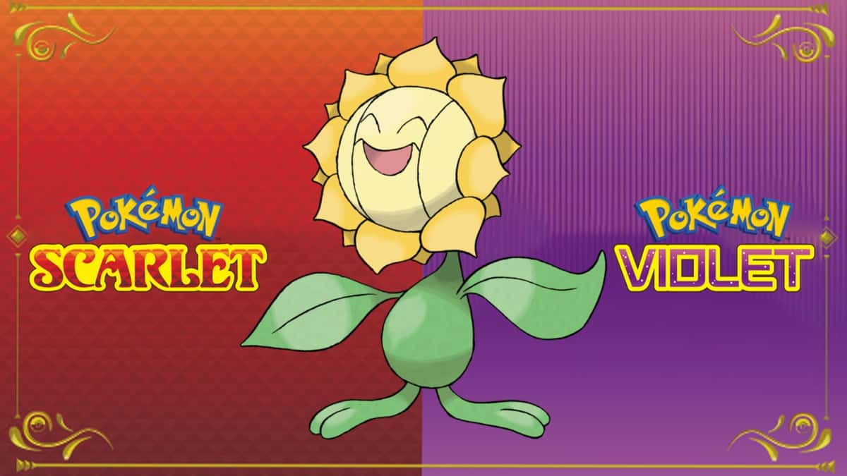 pokemon scarlet violet sunflora header