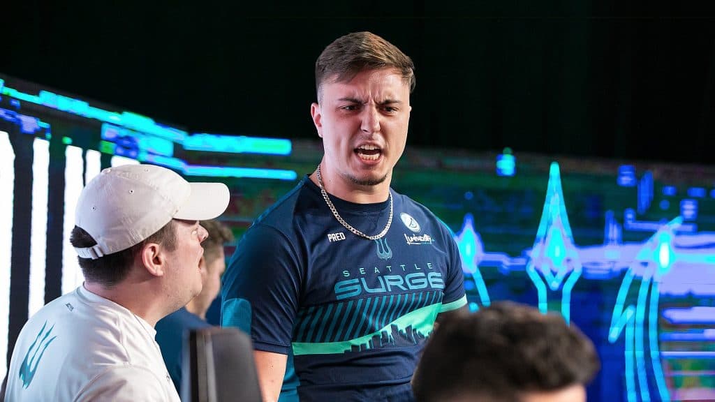 pred celebrating with seattle surge at cdl lan