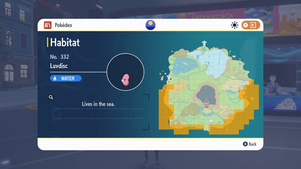 pokemon scarlet violet luvdisc locations