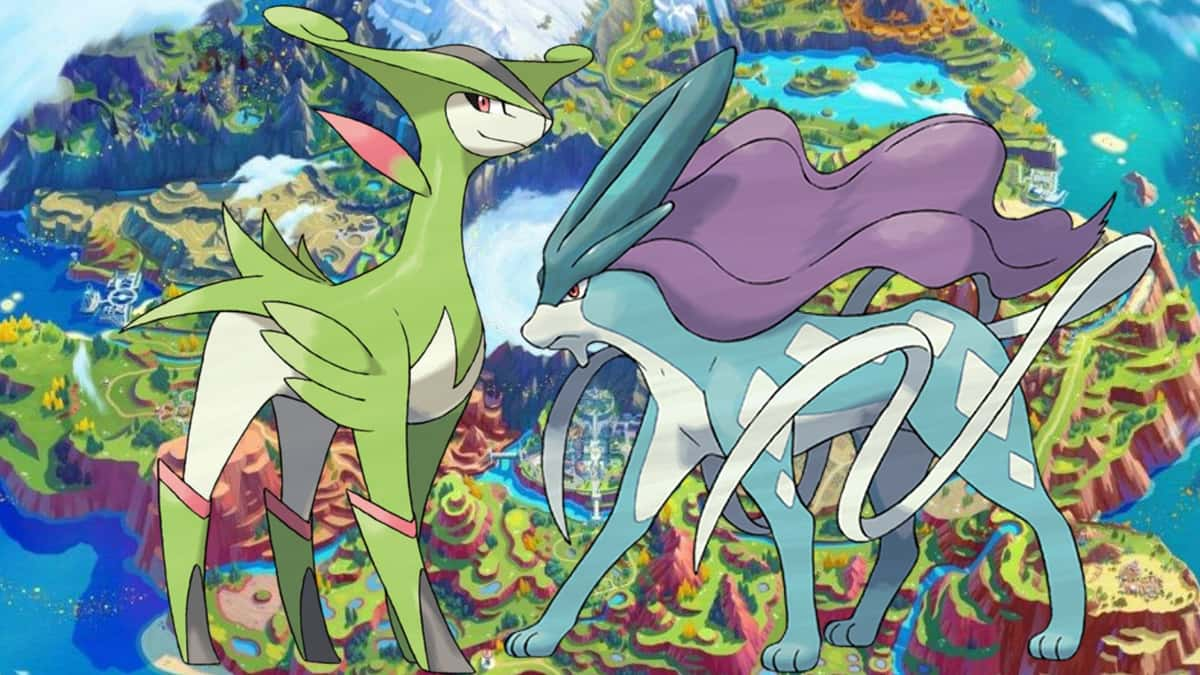 Pokemon Scarlet & Violet Suicune Virizion