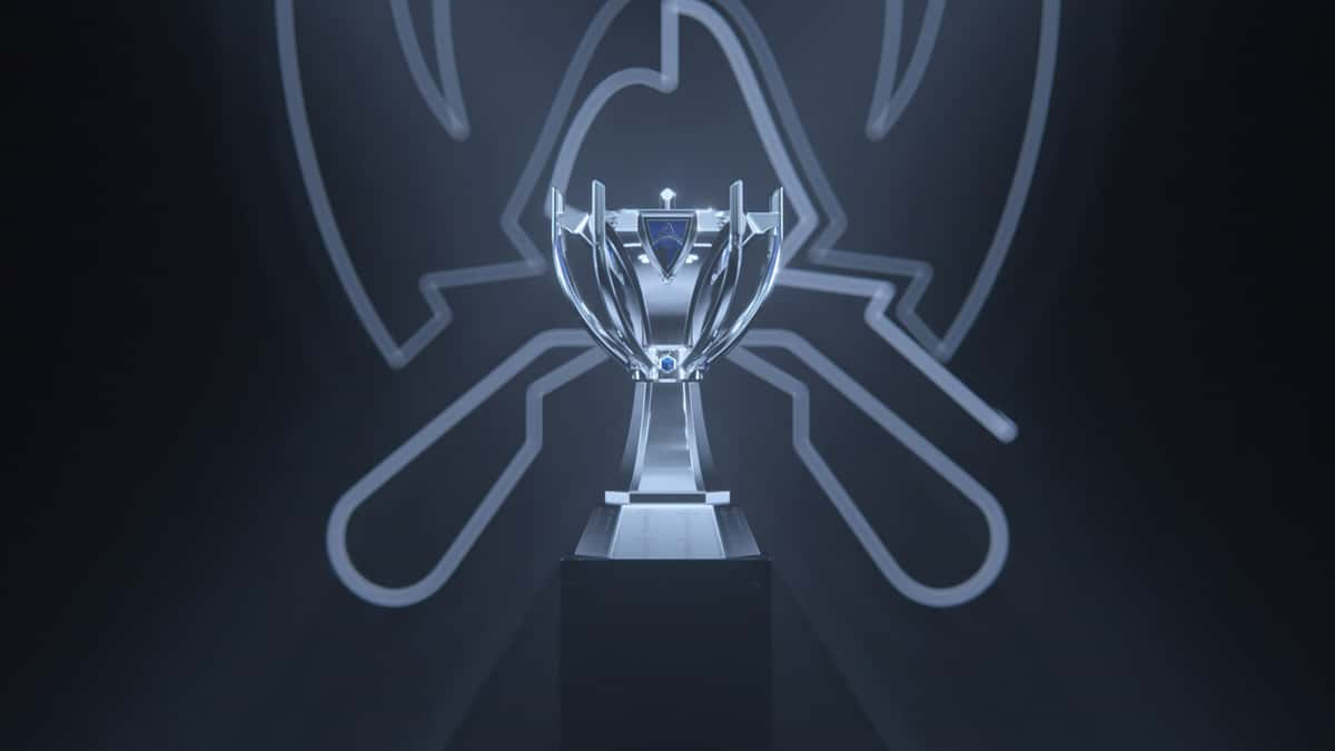 Worlds 2022 trophy