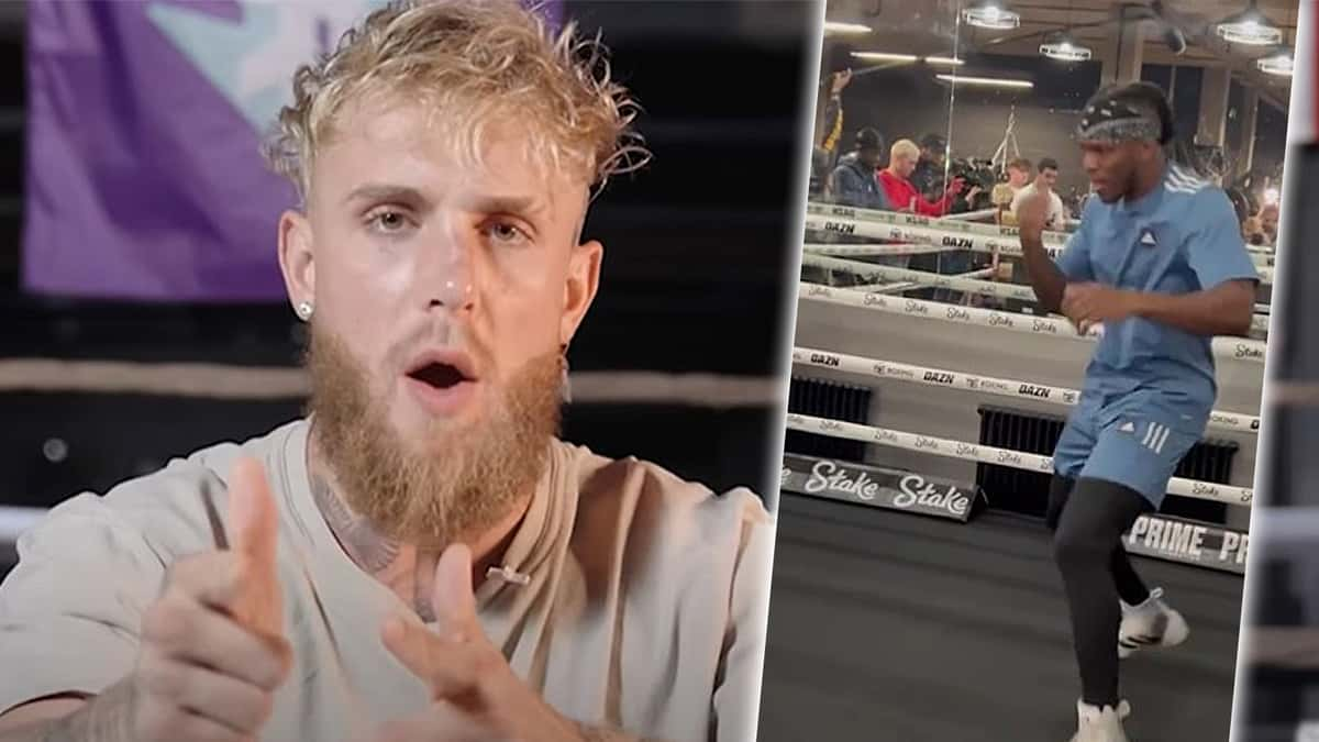 Jake Paul mocks KSI open workout