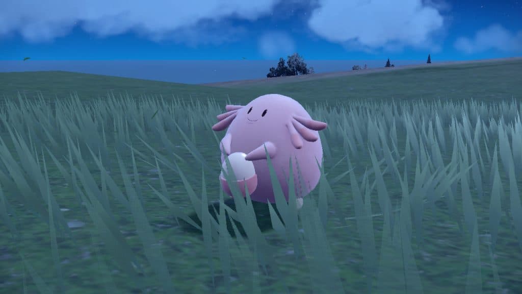 pokemon scarlet violet chansey in the wild