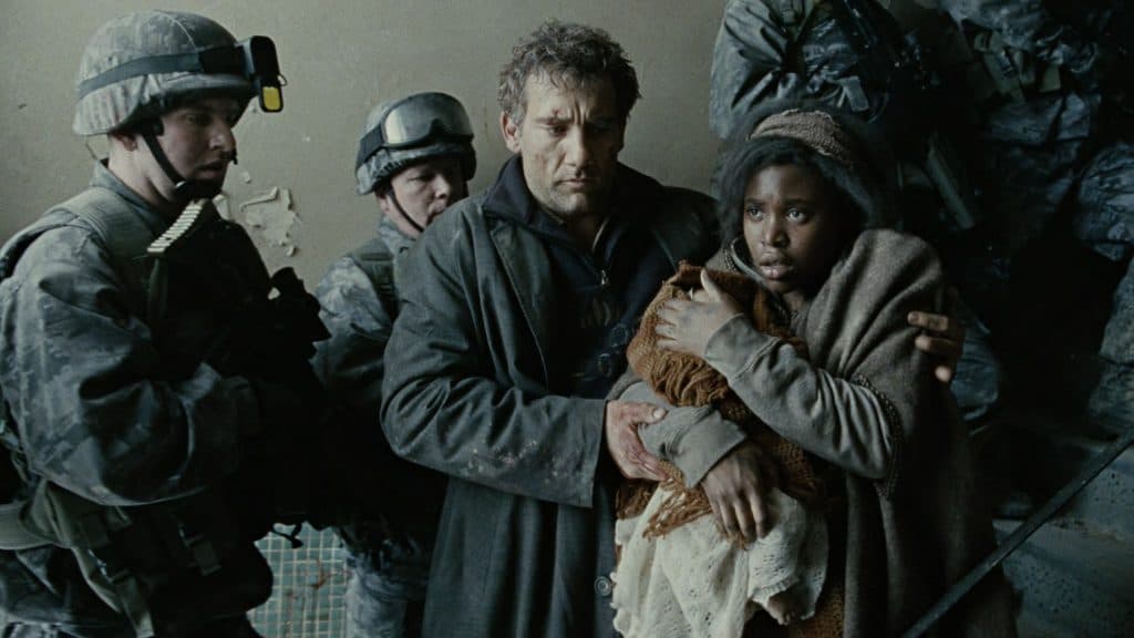 Clive Owen in Children of Men.